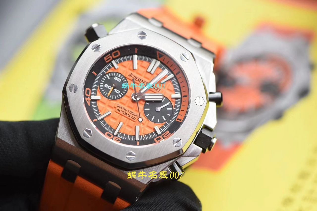 【NOOB Factory  Replica 表无敌超值～N Factory 鲜橙计时离岸】Audemars Piguet  Replica Copy  Royal Oak Offshore 系列26703ST.OO.A070CA.01 wrist watches  / AP169