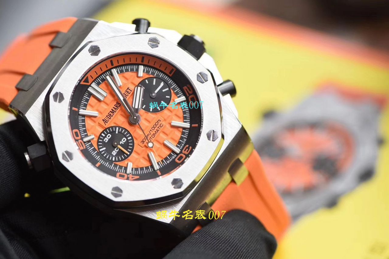 【NOOB Factory  Replica 表无敌超值～N Factory 鲜橙计时离岸】Audemars Piguet  Replica Copy  Royal Oak Offshore 系列26703ST.OO.A070CA.01 wrist watches  / AP169