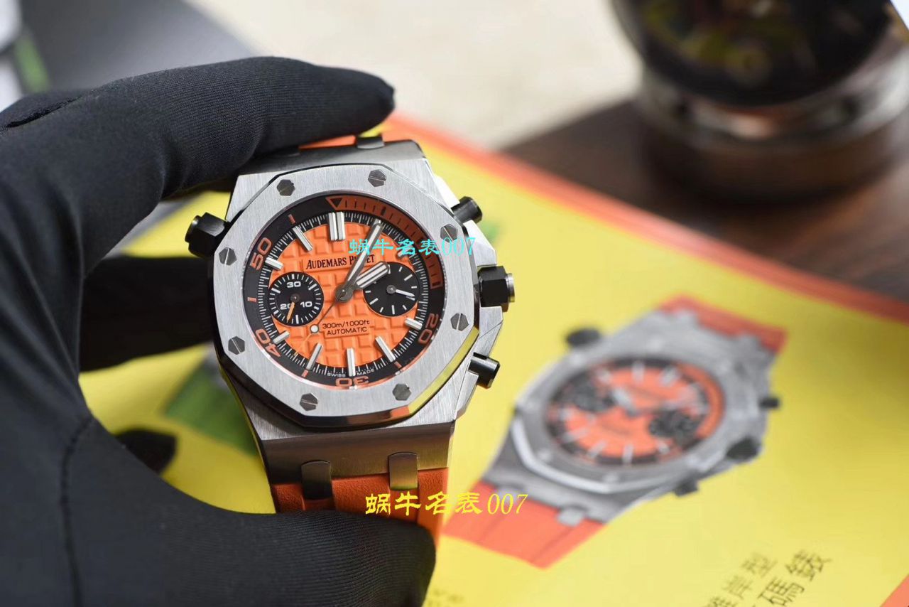 【NOOB Factory  Replica 表无敌超值～N Factory 鲜橙计时离岸】Audemars Piguet  Replica Copy  Royal Oak Offshore 系列26703ST.OO.A070CA.01 wrist watches  / AP169