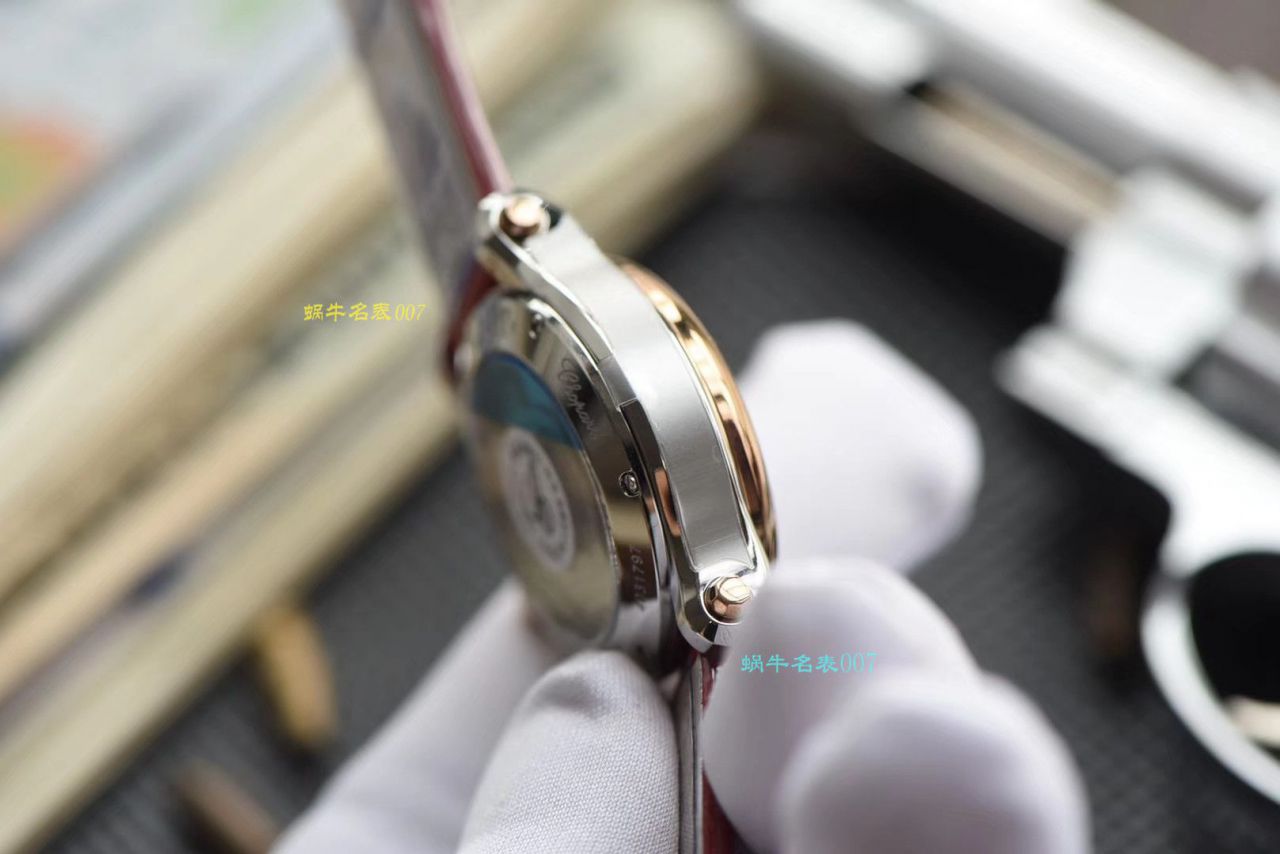 【NR Factory  Chopard  Replica Copy  Watches 小号30毫米】 Chopard HAPPY DIAMONDS系列278573-6001女装 wrist watches  / XB032