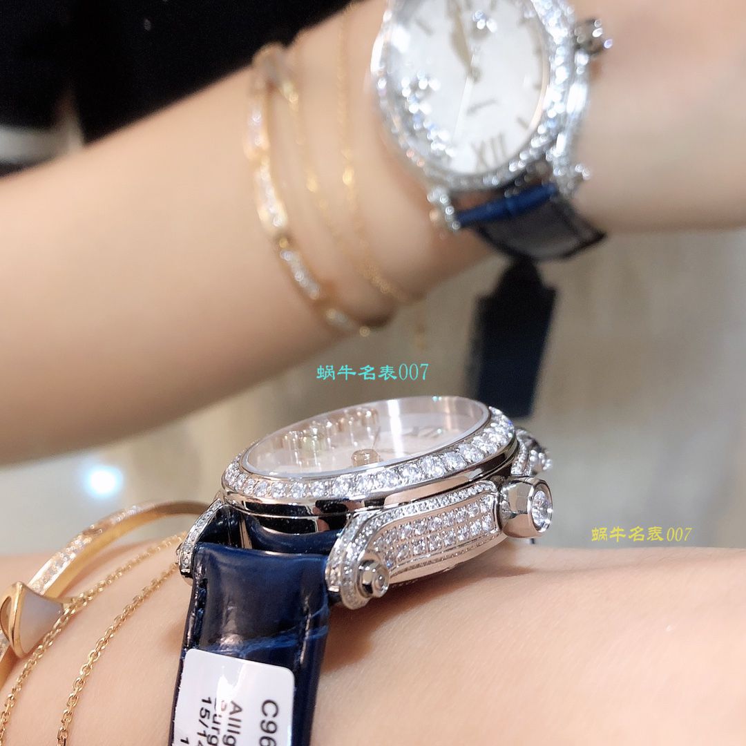 【 Chopard  top  Replica 表价格吧】 Chopard HAPPY DIAMONDS系列275362-5003 wrist watches  / XB023