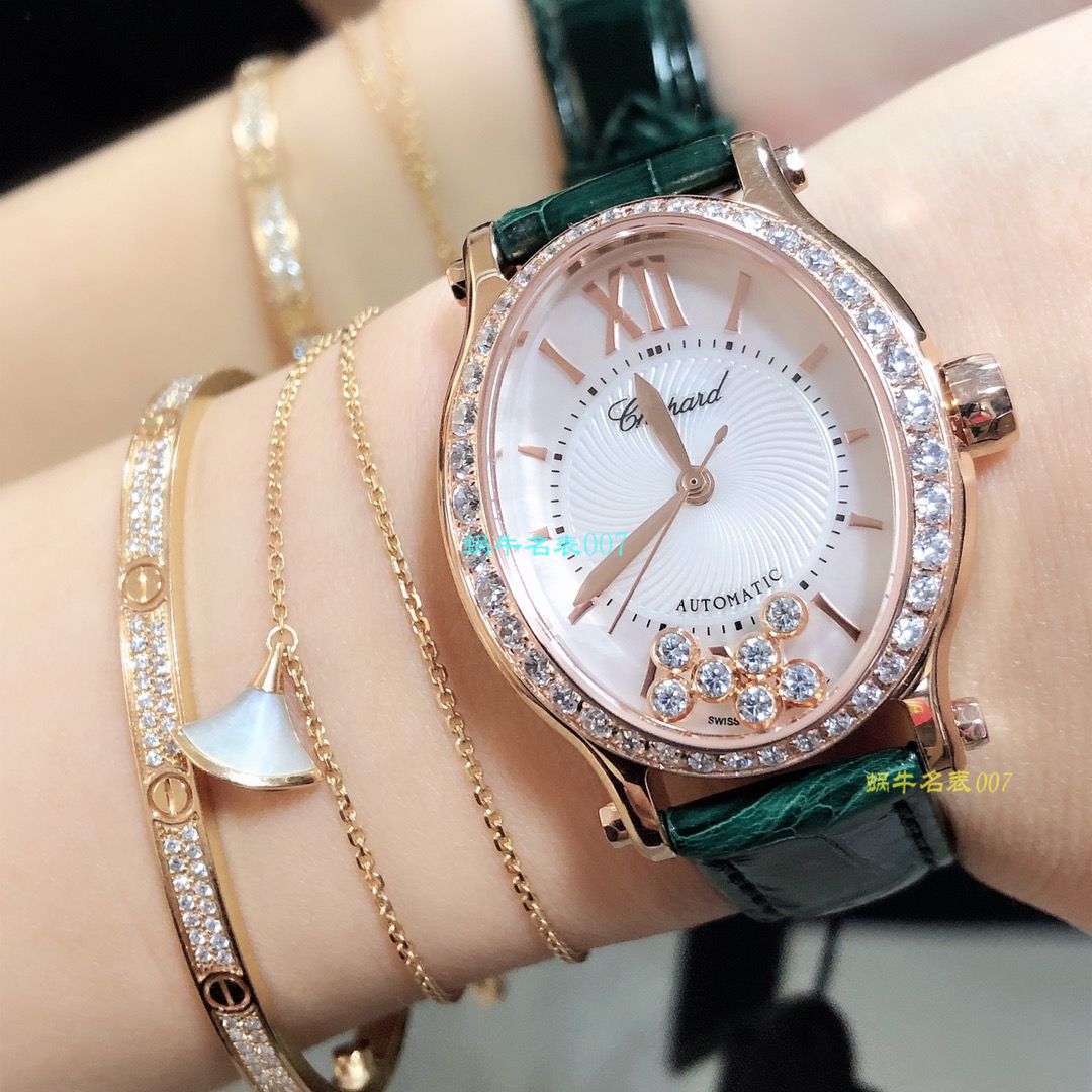 【NR Factory  Replica 表排名】 Chopard  Replica HAPPY DIAMONDS系列275362-5002女士 wrist watches  / XB027