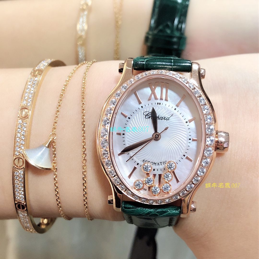 【NR Factory  Replica 表排名】 Chopard  Replica HAPPY DIAMONDS系列275362-5002女士 wrist watches  / XB027