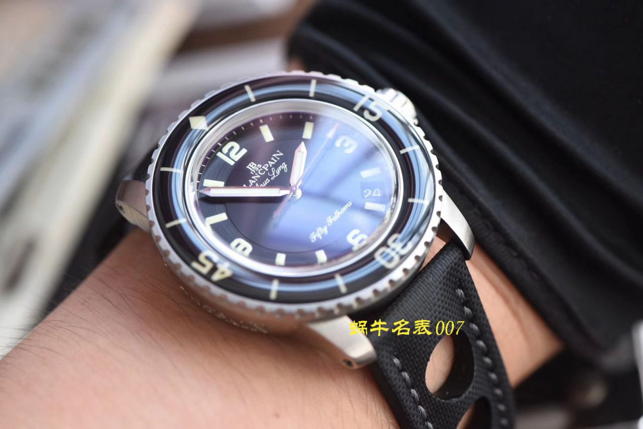 【 Video analysis ZF Factory  Replica Copy BlancpainBlancpain  Fifty Fathoms  Watches 】Blancpain  Fifty Fathoms 系列5015C-1130-52B wrist watches  / BP062