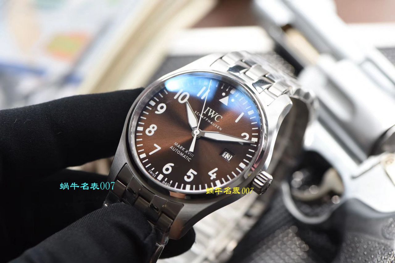 【 Video analysis V7 Factory  MARK XVII 钢带版】IWC IWC 表飞行员系列IW327003 top  Replica  Replica  wrist watches 安东尼·圣艾修佰里（广州 Replica 表） / WG372