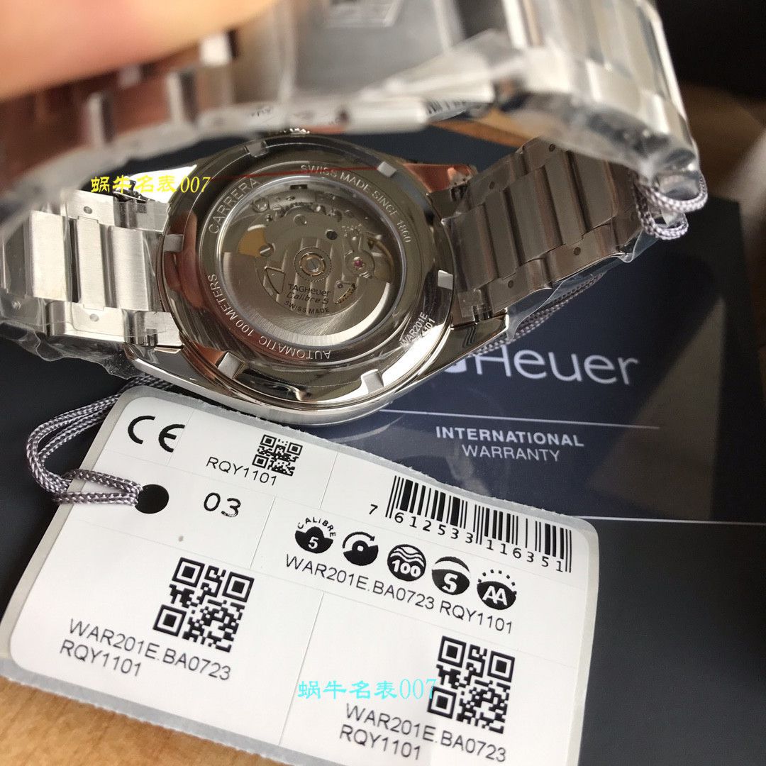 【渠道原单】 TAG Heuer 卡莱拉系列WAR201E.BA0723 wrist watches  / TG069