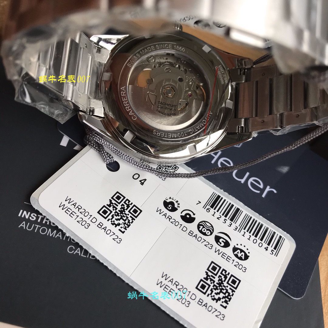 【渠道原单】 TAG Heuer Tag Heuer卡莱拉系列WAR201D.BA0723 wrist watches  / TG072