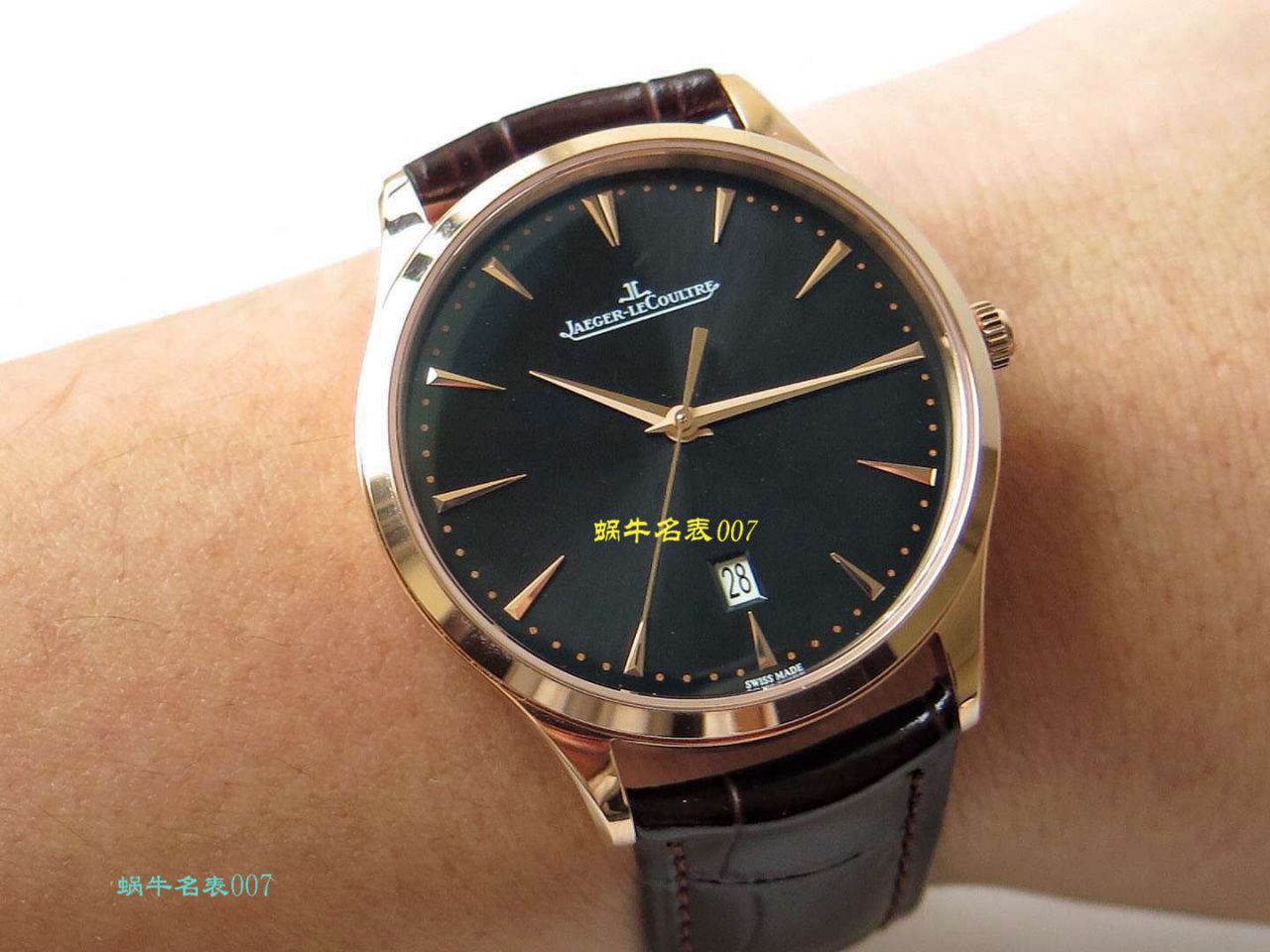 ZF Factory 超薄臻品【极简主义 超薄设计】 Replica Copy  Watches  Factory 家 Jaeger-LeCoultre Jaeger-LeCoultre MASTER ULTRA THIN超薄大师系列 wrist watches 系列 / JJ138