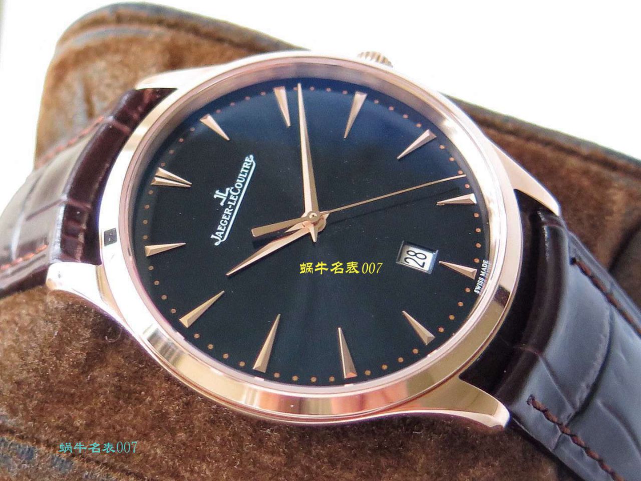 ZF Factory 超薄臻品【极简主义 超薄设计】 Replica Copy  Watches  Factory 家 Jaeger-LeCoultre Jaeger-LeCoultre MASTER ULTRA THIN超薄大师系列 wrist watches 系列 / JJ138