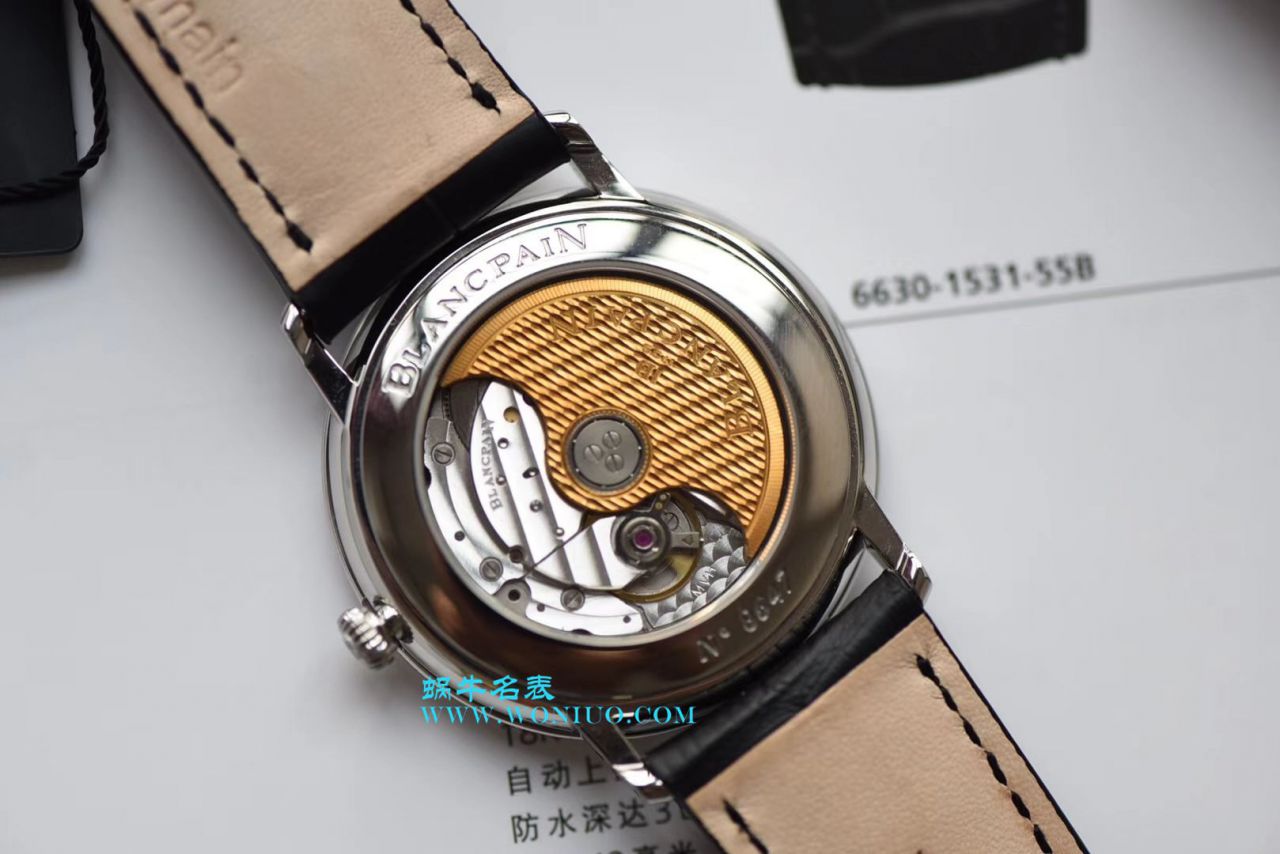 【 Video analysis ZF Factory Blancpain  Watches  Replica 版是什么意思】Blancpain  Replica 经典系列6651-3642-55B wrist watches  / BP059