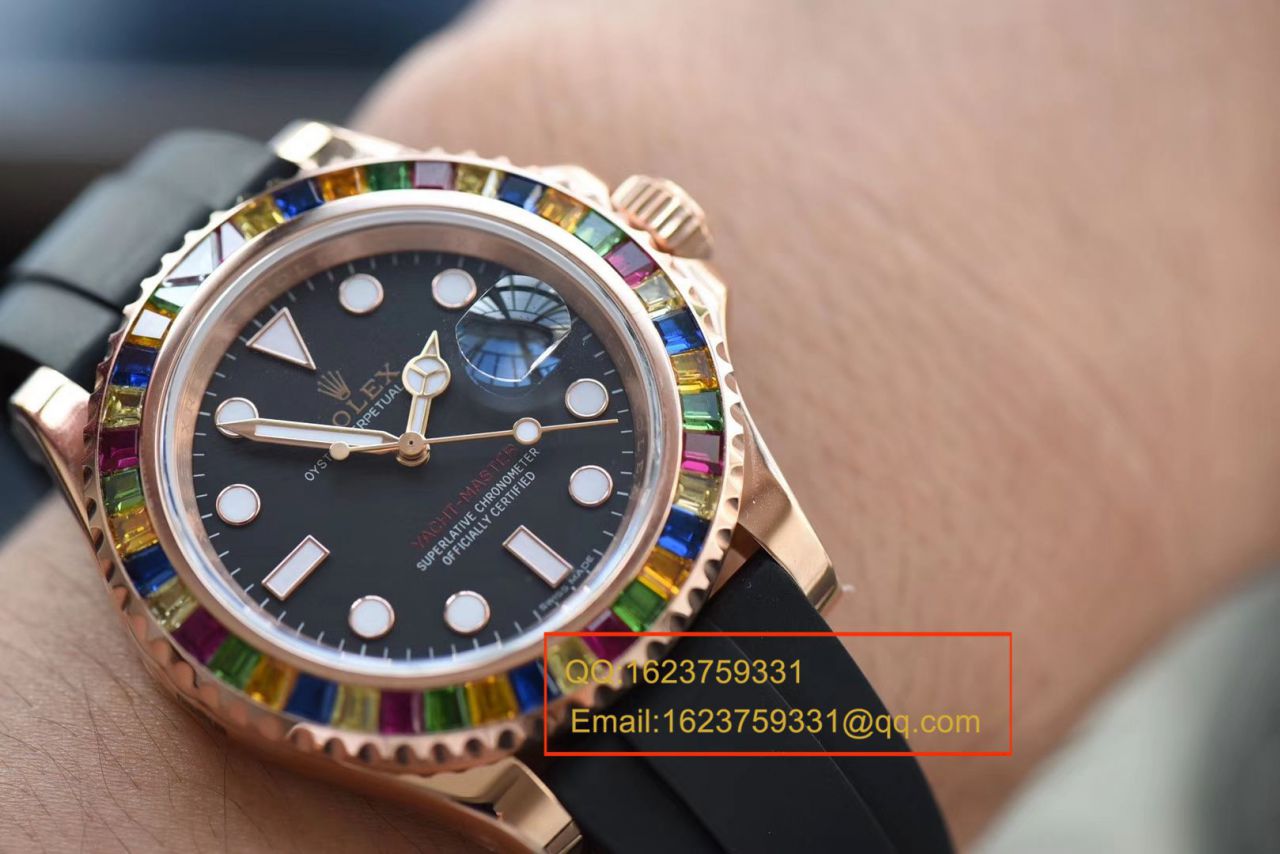 【 Video analysis NOOB Factory 官网 Rolex 水鬼 Replica 表】糖豆 Rolex  Yacht-Master 系列116695SATS wrist watches  / R327