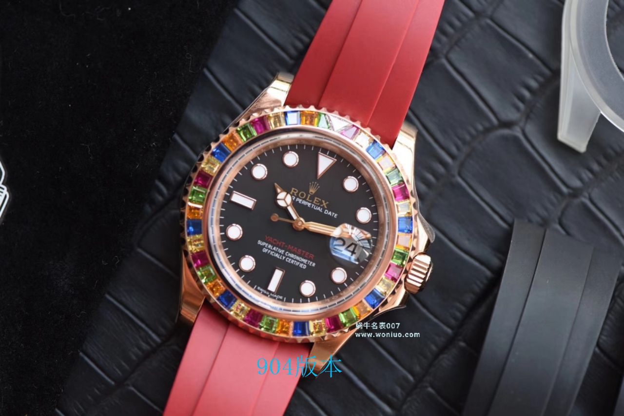 【 Video analysis NOOB Factory 官网 Rolex 水鬼 Replica 表】糖豆 Rolex  Yacht-Master 系列116695SATS wrist watches  / R327