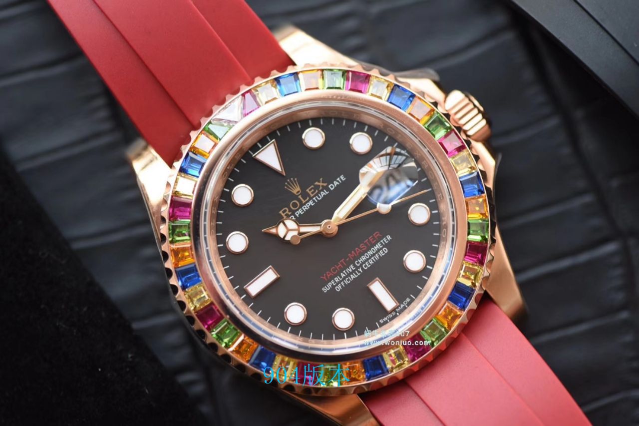 【 Video analysis NOOB Factory 官网 Rolex 水鬼 Replica 表】糖豆 Rolex  Yacht-Master 系列116695SATS wrist watches  / R327