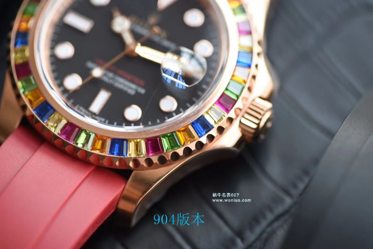 【 Video analysis NOOB Factory 官网 Rolex 水鬼 Replica 表】糖豆 Rolex  Yacht-Master 系列116695SATS wrist watches  / R327