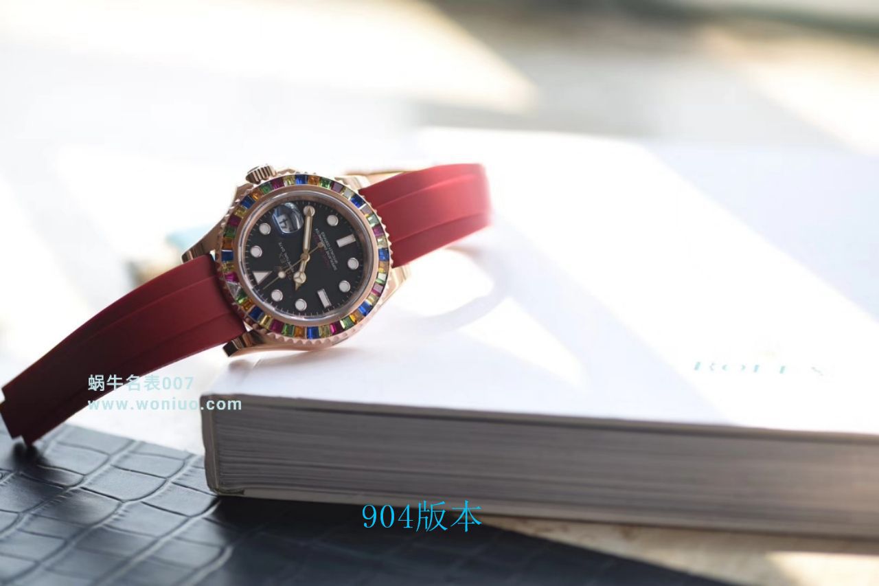 【 Video analysis NOOB Factory 官网 Rolex 水鬼 Replica 表】糖豆 Rolex  Yacht-Master 系列116695SATS wrist watches  / R327