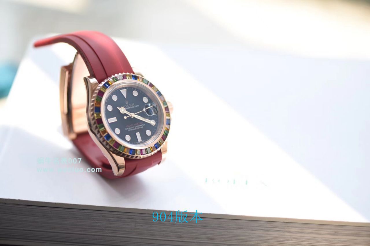 【 Video analysis NOOB Factory 官网 Rolex 水鬼 Replica 表】糖豆 Rolex  Yacht-Master 系列116695SATS wrist watches  / R327