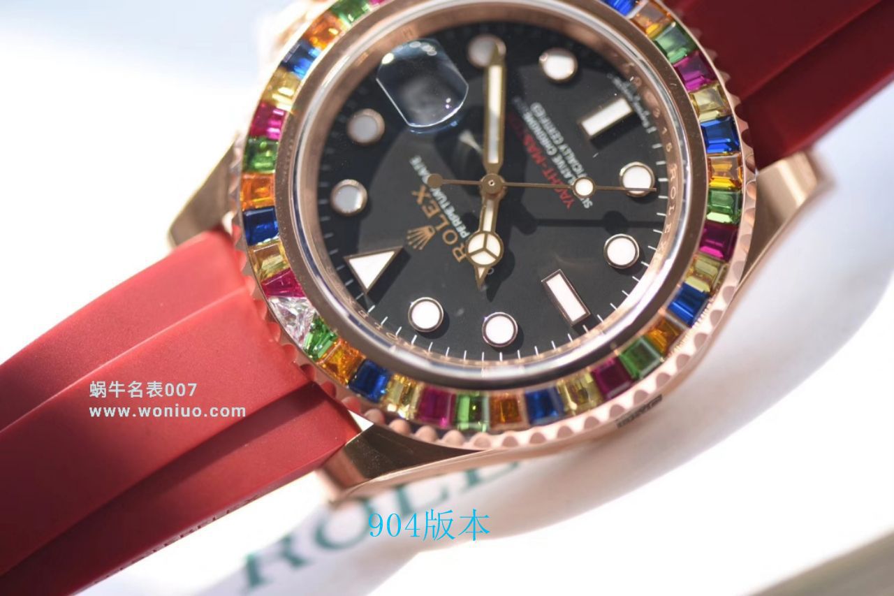 【 Video analysis NOOB Factory 官网 Rolex 水鬼 Replica 表】糖豆 Rolex  Yacht-Master 系列116695SATS wrist watches  / R327