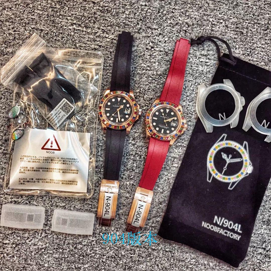 【 Video analysis NOOB Factory 官网 Rolex 水鬼 Replica 表】糖豆 Rolex  Yacht-Master 系列116695SATS wrist watches  / R327