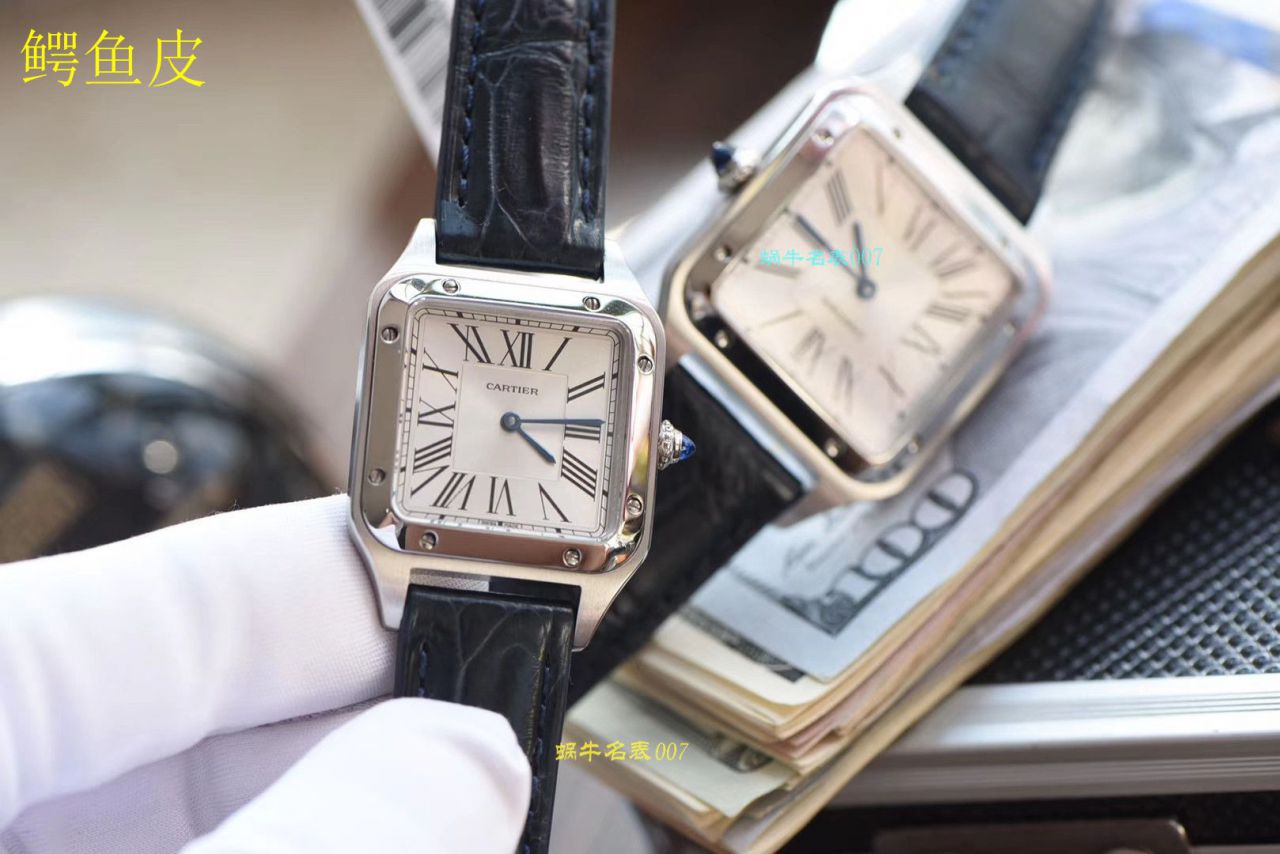 【 Video analysis XF Factory 什么叫 Replica Copy 表】 Cartier   Santos 系列WSSA0022（大号）WSSA0023（小号） wrist watches  / K217