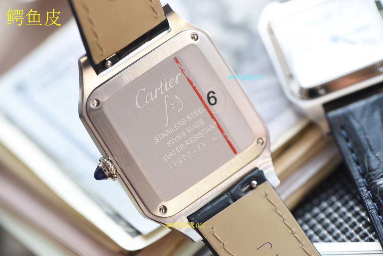 【 Video analysis XF Factory 什么叫 Replica Copy 表】 Cartier   Santos 系列WSSA0022（大号）WSSA0023（小号） wrist watches  / K217