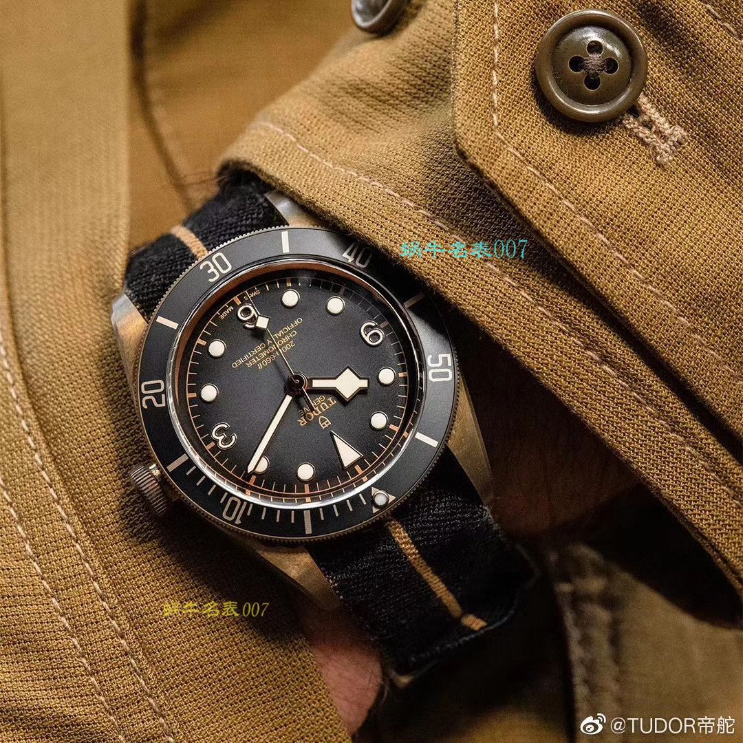 【 Video analysis XF Factory  Tudor  Replica Copy 表】 Tudor 碧湾系列M79250BA-0001 wrist watches 贝克汉姆同款最新青铜型小铜盾 / DT038