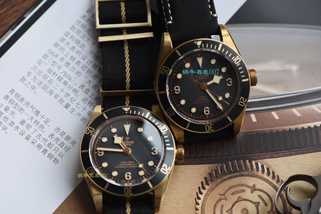 【 Video analysis XF Factory  Tudor  Replica Copy 表】 Tudor 碧湾系列M79250BA-0001 wrist watches 贝克汉姆同款最新青铜型小铜盾 / DT038