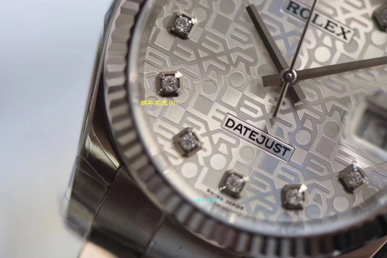 【 Video analysis 什么叫 Replica 表， Best 的 Replica 表】DJ Factory  Rolex   Datejust 36 Replica 116234-G-63600银石 wrist watches  / R360