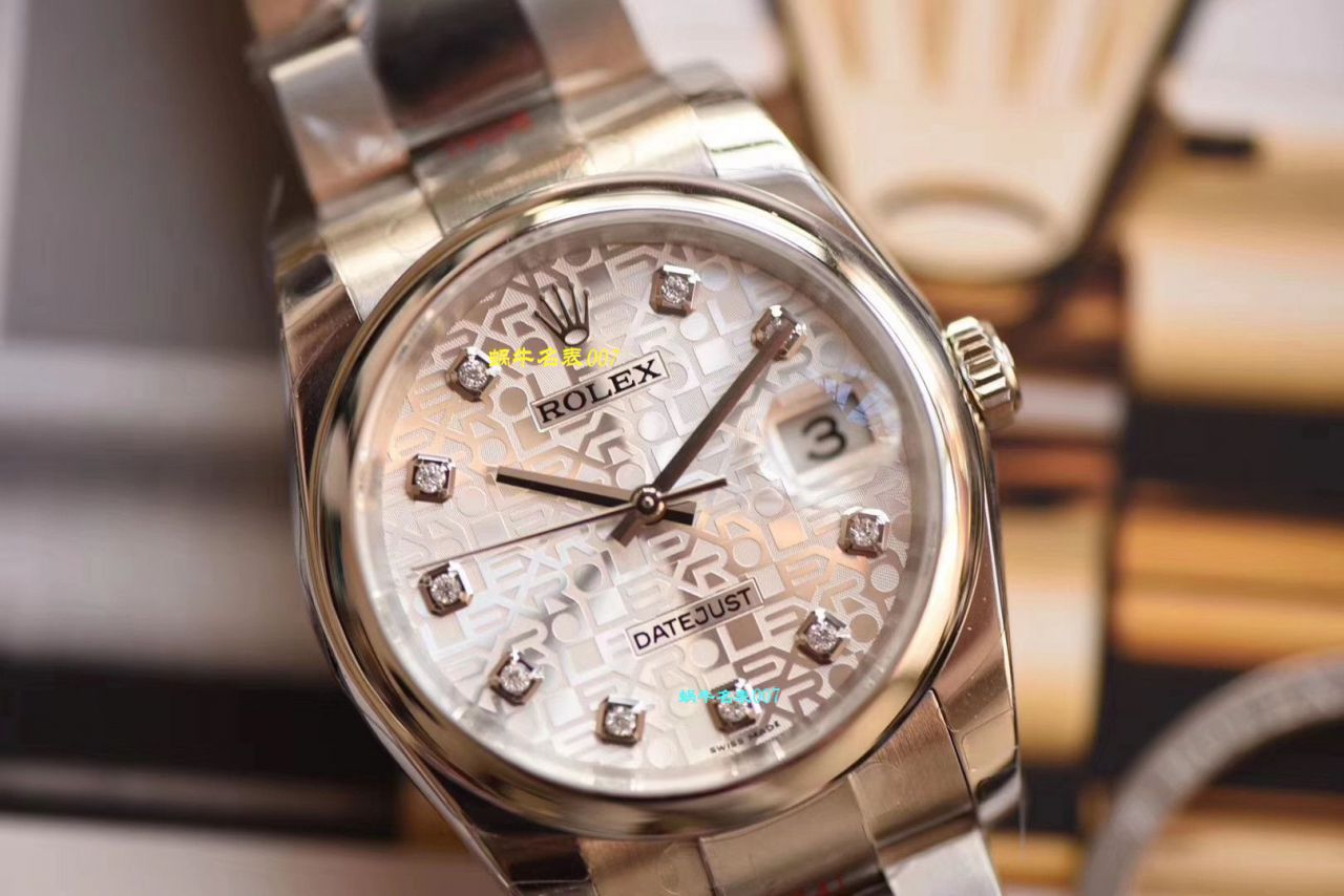 【 Video analysis 什么叫 Replica 表， Best 的 Replica 表】DJ Factory  Rolex   Datejust 36 Replica 116234-G-63600银石 wrist watches  / R360