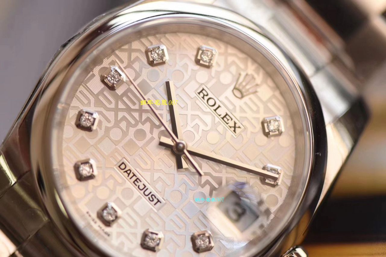 【 Video analysis 什么叫 Replica 表， Best 的 Replica 表】DJ Factory  Rolex   Datejust 36 Replica 116234-G-63600银石 wrist watches  / R360