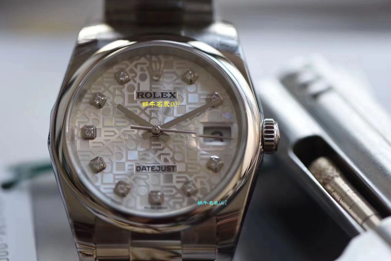 【 Video analysis 什么叫 Replica 表， Best 的 Replica 表】DJ Factory  Rolex   Datejust 36 Replica 116234-G-63600银石 wrist watches  / R360