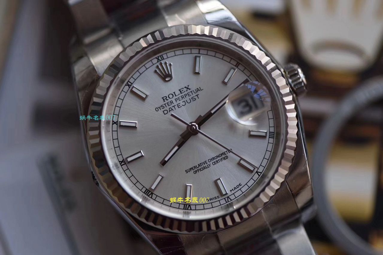 【 Video analysis DJ Factory 家 Rolex  Replica Copy  Watches 】 Rolex   Datejust 36毫米系列m126234-0018 wrist watches  / R328