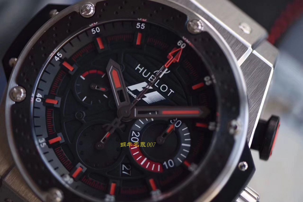 【 Video analysis V6 Factory  hublot 仿表】Hublot Big Bang King Power F1 Zirconium 703.ZM.1123.NR限量版 wrist watches  / YB071