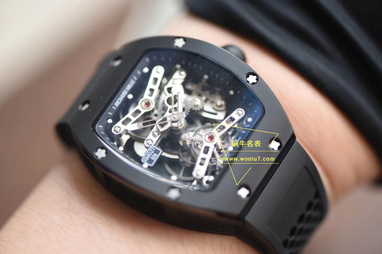 RICHARD MILLE(Richard Mille) top  Replica Copy  Richard Miller 男士系列RM 027 TOURBILLON RAFAEL NADAL wrist watches  / RM 027