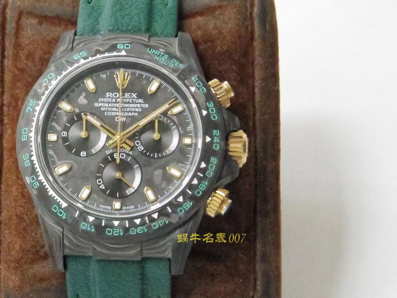 【TW Factory  Rolex  Replica Watches 】 Rolex ROLEX宇宙计时 Ditongna 系列之 carbon fiber 海外 copy customized 版 / R367