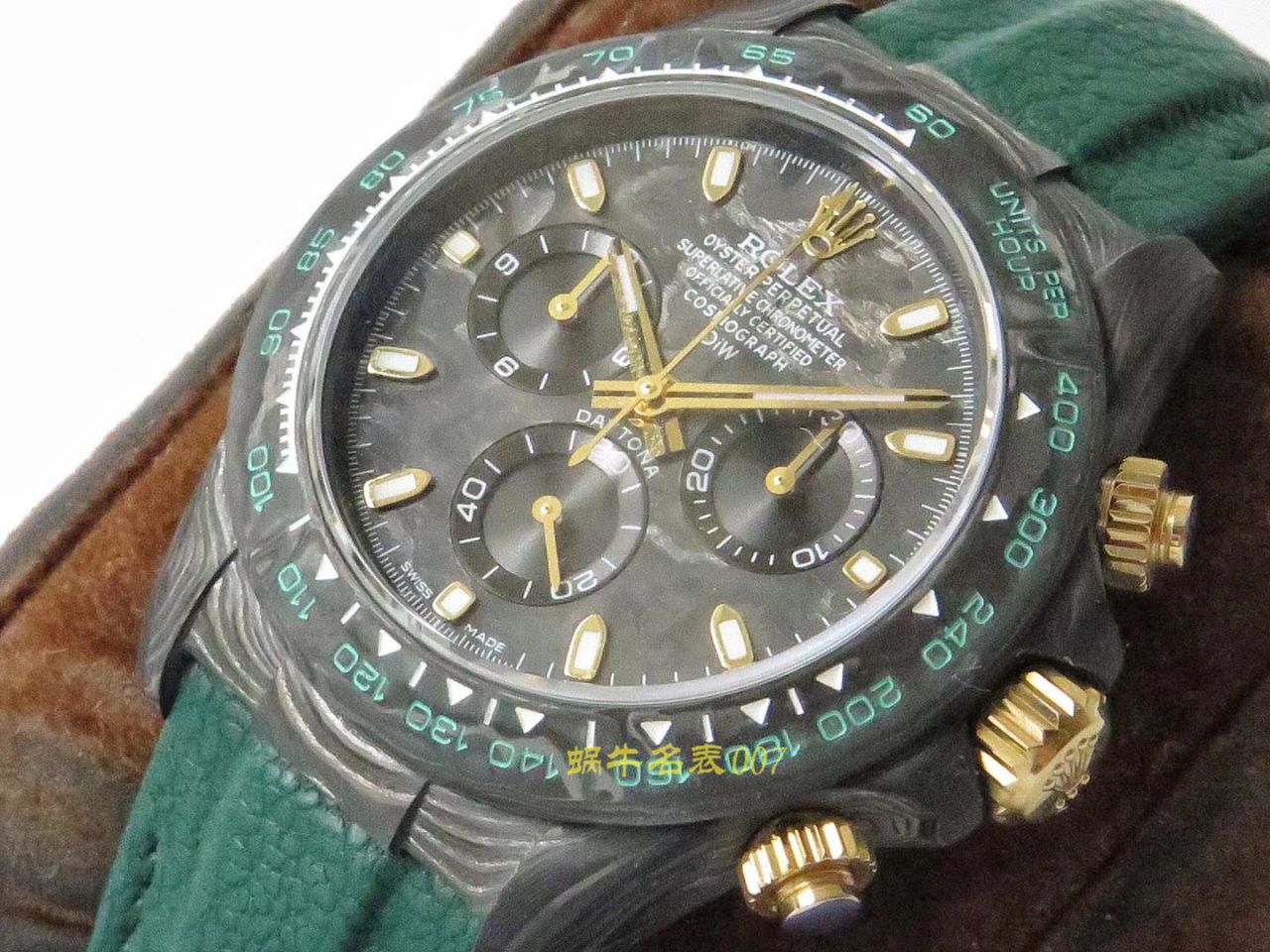 【TW Factory  Rolex  Replica Watches 】 Rolex ROLEX宇宙计时 Ditongna 系列之 carbon fiber 海外 copy customized 版 / R367