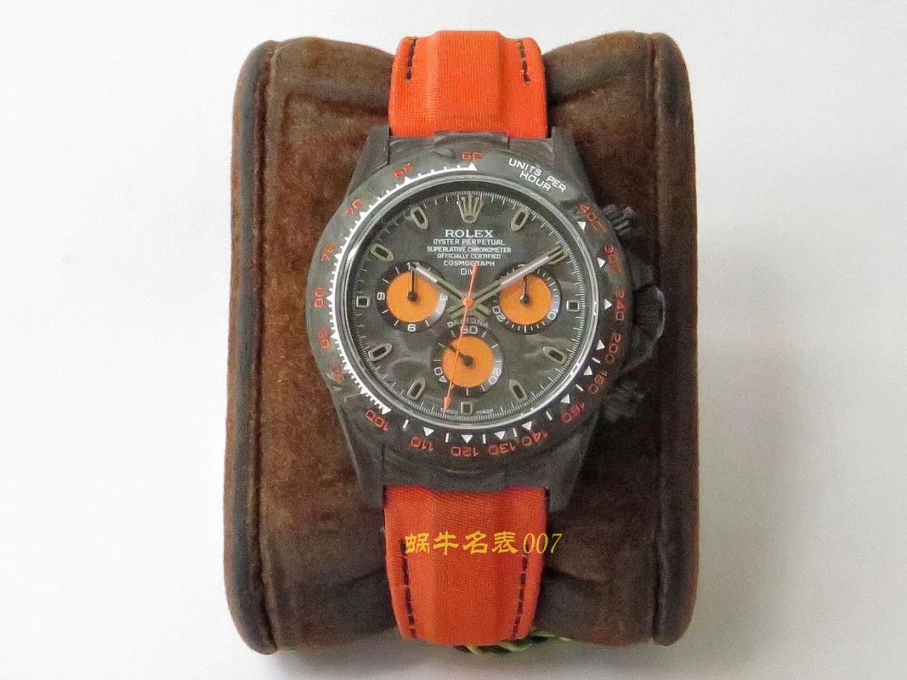 【TW Factory  Rolex  Replica Watches 】 Rolex ROLEX宇宙计时 Ditongna 系列之 carbon fiber 海外 copy customized 版 / R367