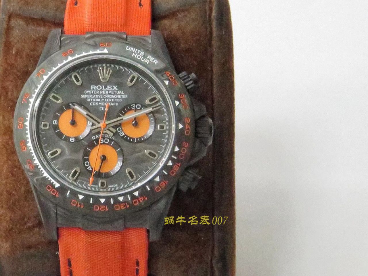 【TW Factory  Rolex  Replica Watches 】 Rolex ROLEX宇宙计时 Ditongna 系列之 carbon fiber 海外 copy customized 版 / R367