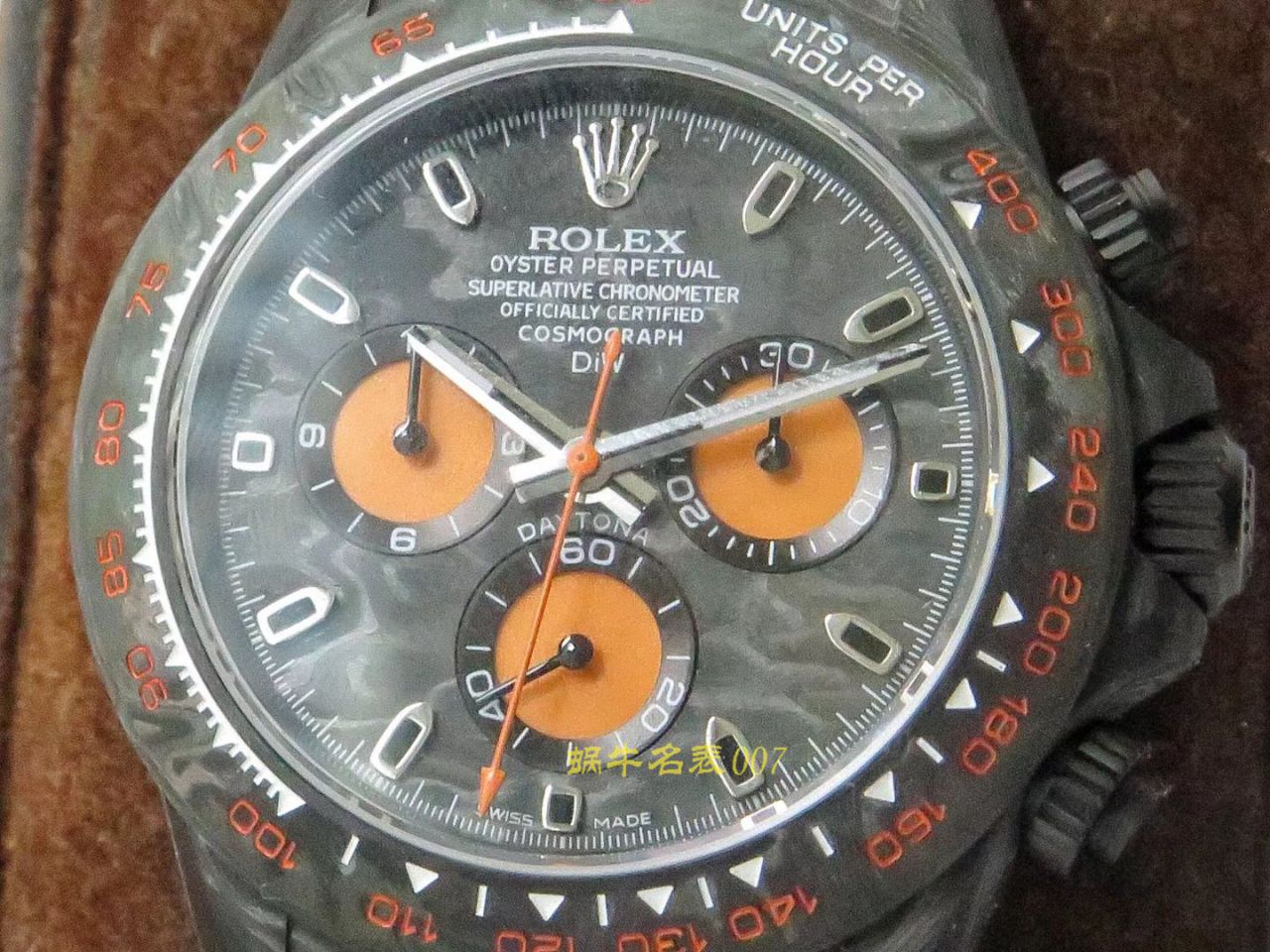【TW Factory  Rolex  Replica Watches 】 Rolex ROLEX宇宙计时 Ditongna 系列之 carbon fiber 海外 copy customized 版 / R367