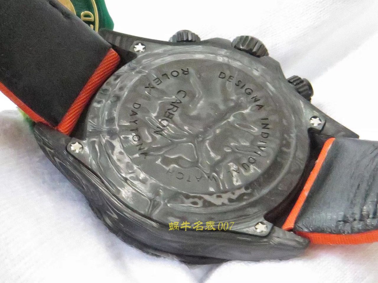 【TW Factory  Rolex  Replica Watches 】 Rolex ROLEX宇宙计时 Ditongna 系列之 carbon fiber 海外 copy customized 版 / R367