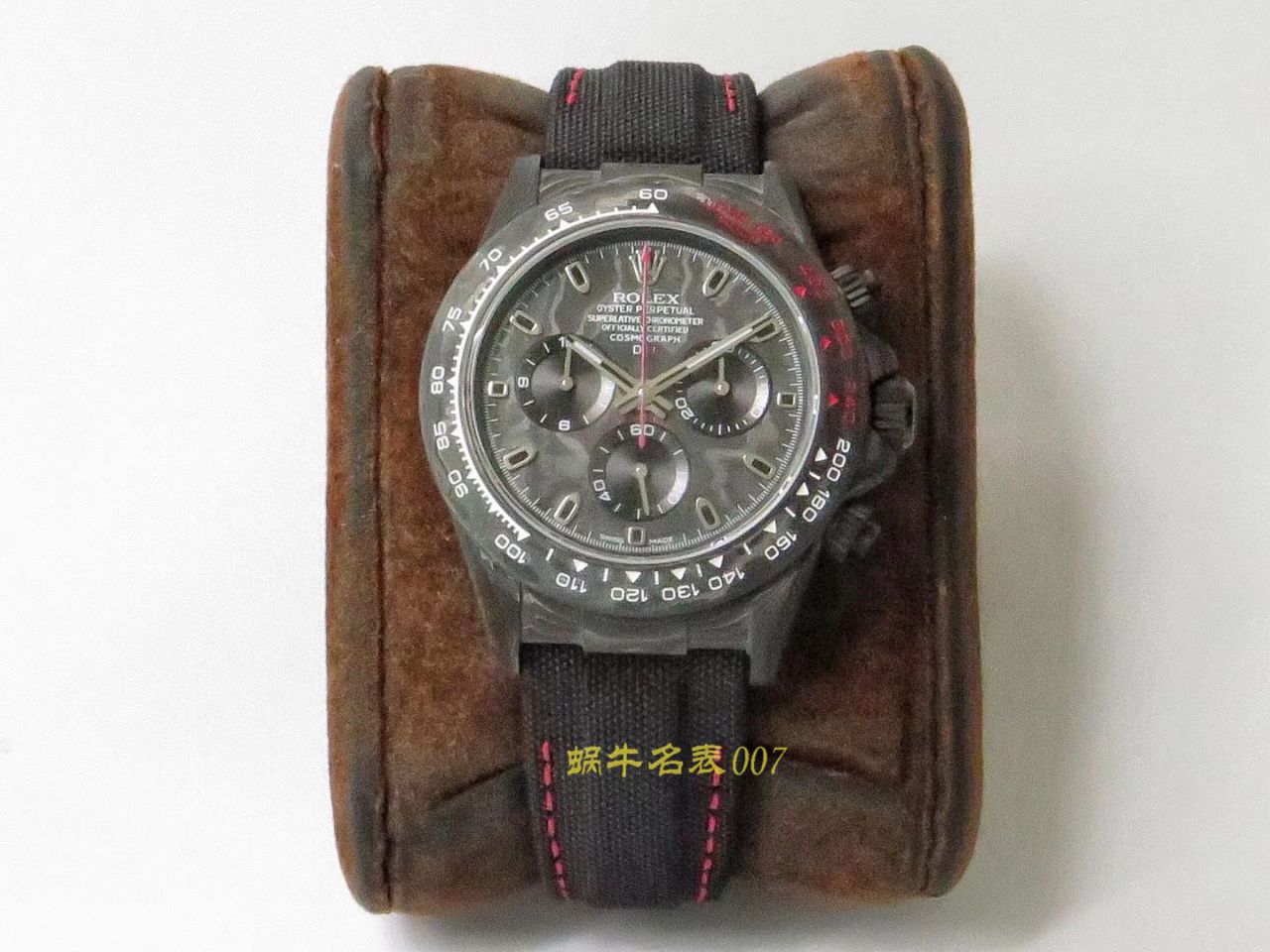 【TW Factory  Rolex  Replica Watches 】 Rolex ROLEX宇宙计时 Ditongna 系列之 carbon fiber 海外 copy customized 版 / R367
