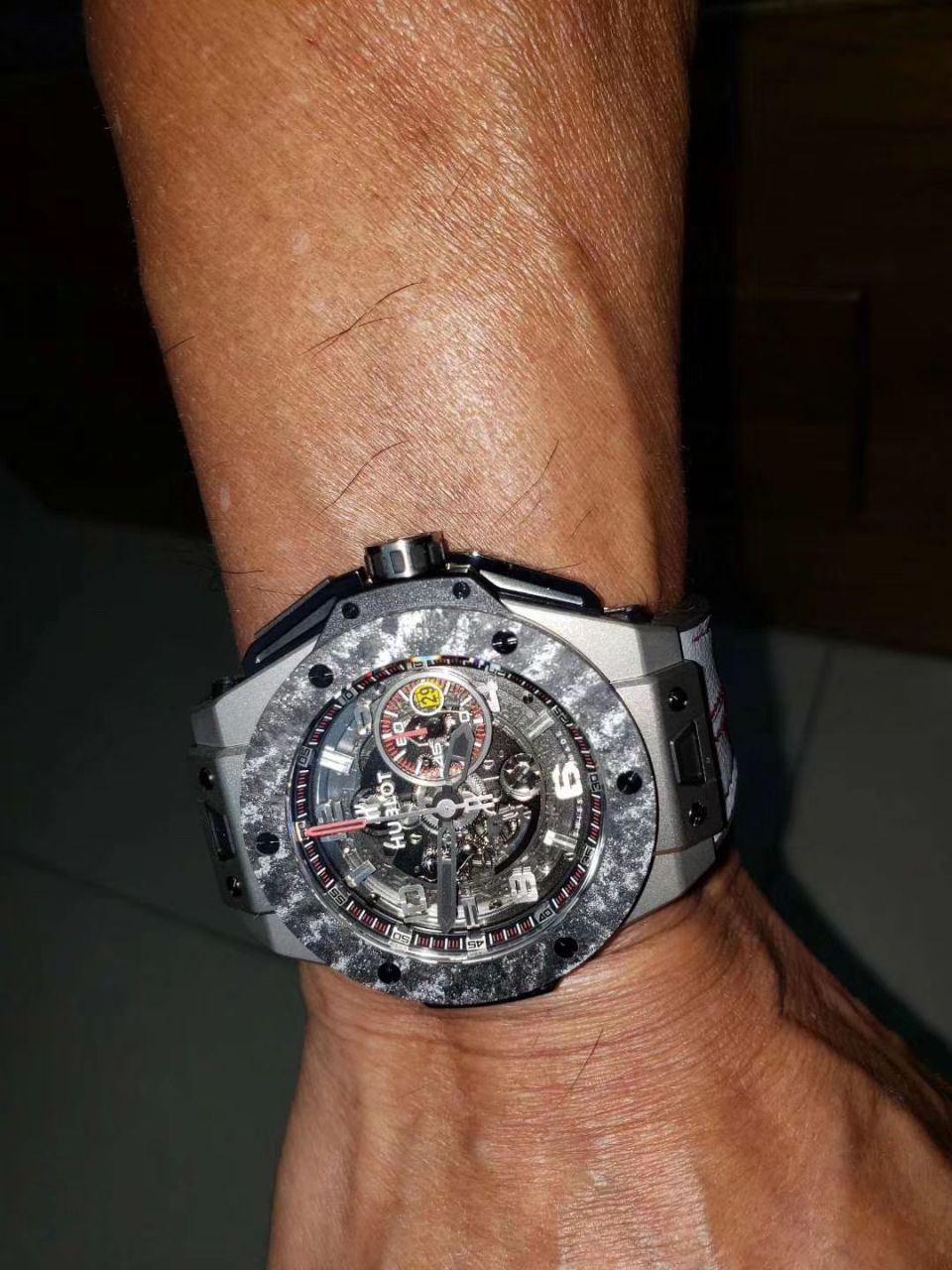 【 Video analysis v6 Factory 官网 Watches 】 hublot BIG BANG FERRARI法拉利系列401.NJ.0123.VR wrist watches （ Watches  Replica 版是什么意思） / YB069
