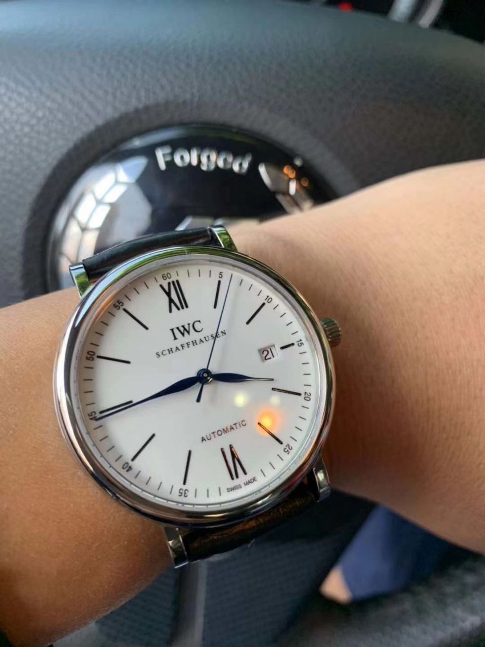 渠道出口订单！原封！缺个经销商印章就是正品！大名鼎鼎的IWC IWC 表柏涛菲诺系列IW356517 wrist watches  / WG193