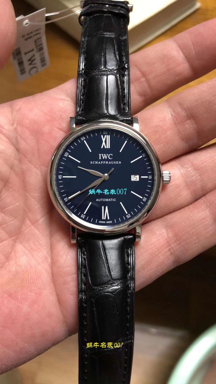渠道出口订单！原封！缺个经销商印章就是正品！大名鼎鼎的IWC IWC 表柏涛菲诺系列IW356517 wrist watches  / WG193