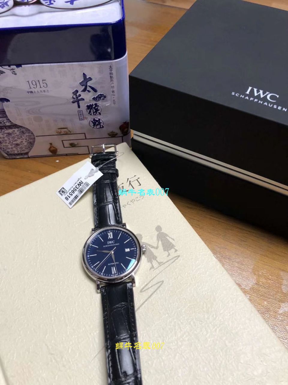 渠道出口订单！原封！缺个经销商印章就是正品！大名鼎鼎的IWC IWC 表柏涛菲诺系列IW356517 wrist watches  / WG193