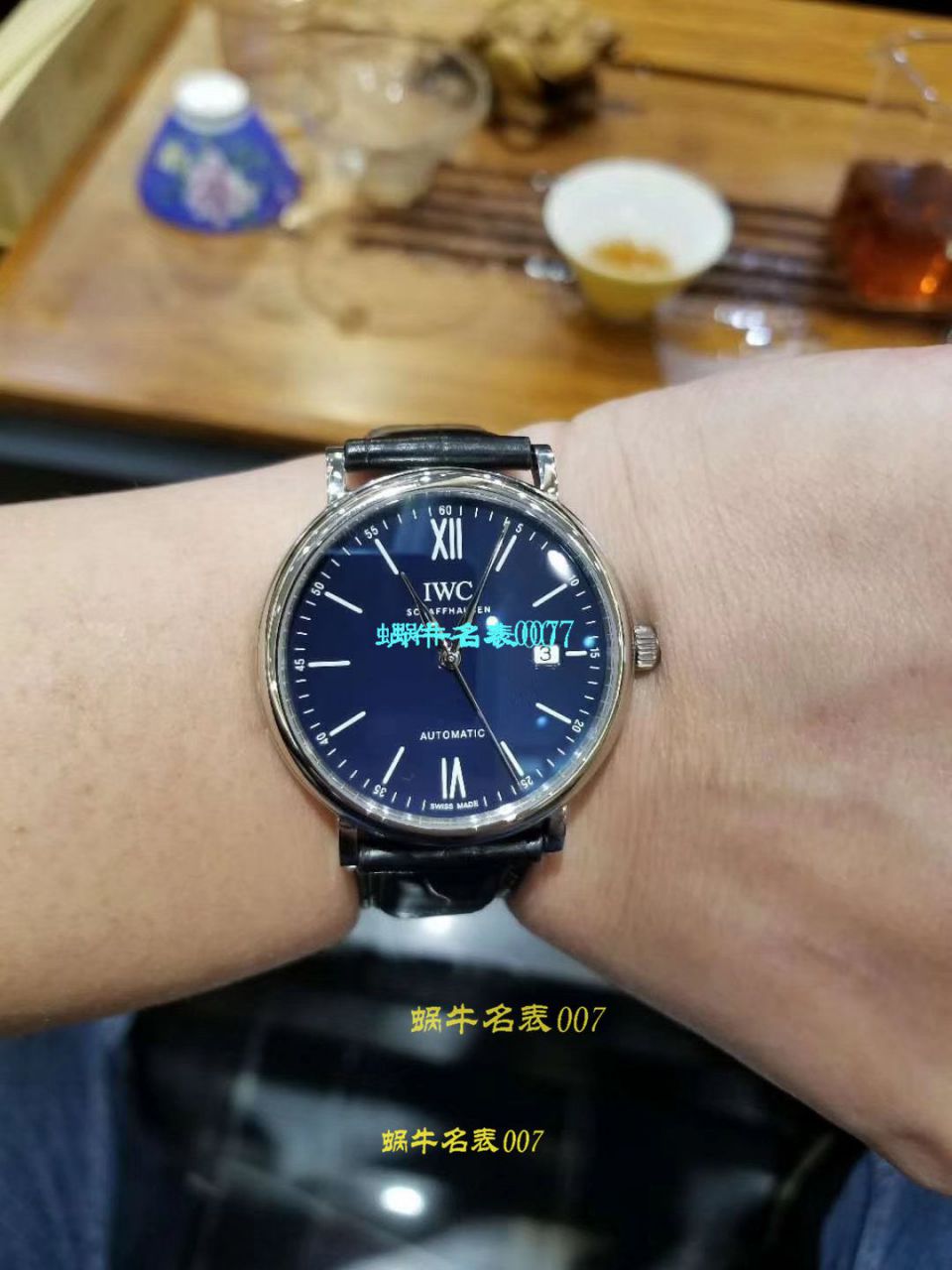 渠道出口订单！原封！缺个经销商印章就是正品！大名鼎鼎的IWC IWC 表柏涛菲诺系列IW356517 wrist watches  / WG193