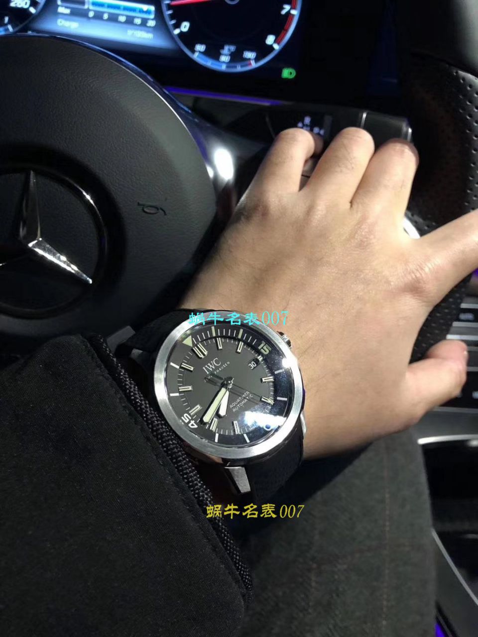 【独家视频测评1:1 High quality  Replica Watches 】 IWC 海洋时计系列CHRONOGRAPH计时IW329001 wrist watches  / WG165