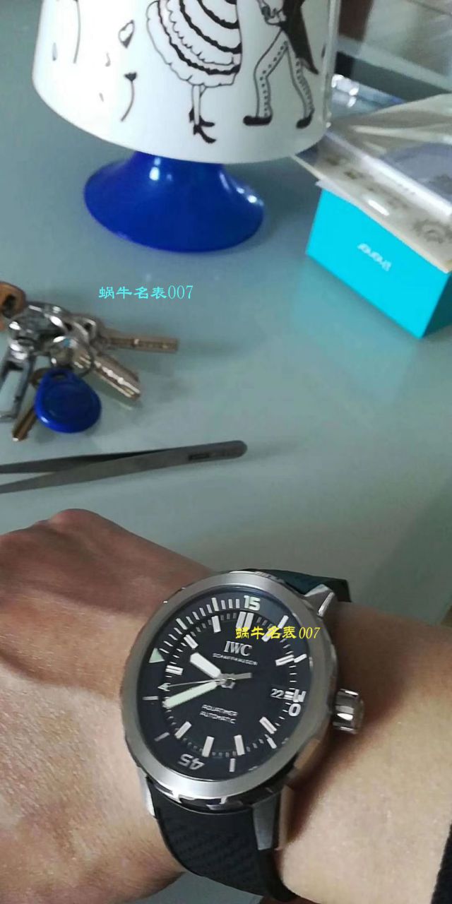 【独家视频测评1:1 High quality  Replica Watches 】 IWC 海洋时计系列CHRONOGRAPH计时IW329001 wrist watches  / WG165