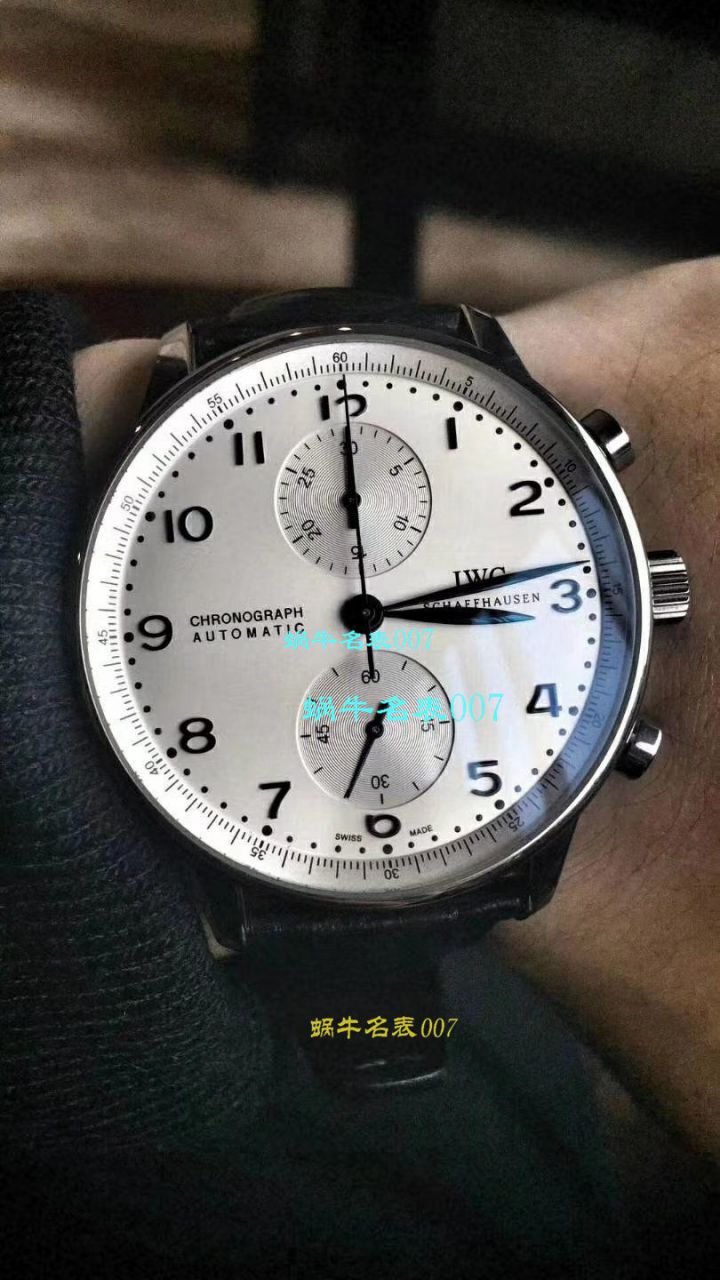 【YLV7版本 Perfect  High quality  Replica Watches 】 IWC IWC葡萄牙系列计时IW371491 wrist watches 《蓝面葡计》 / WG315