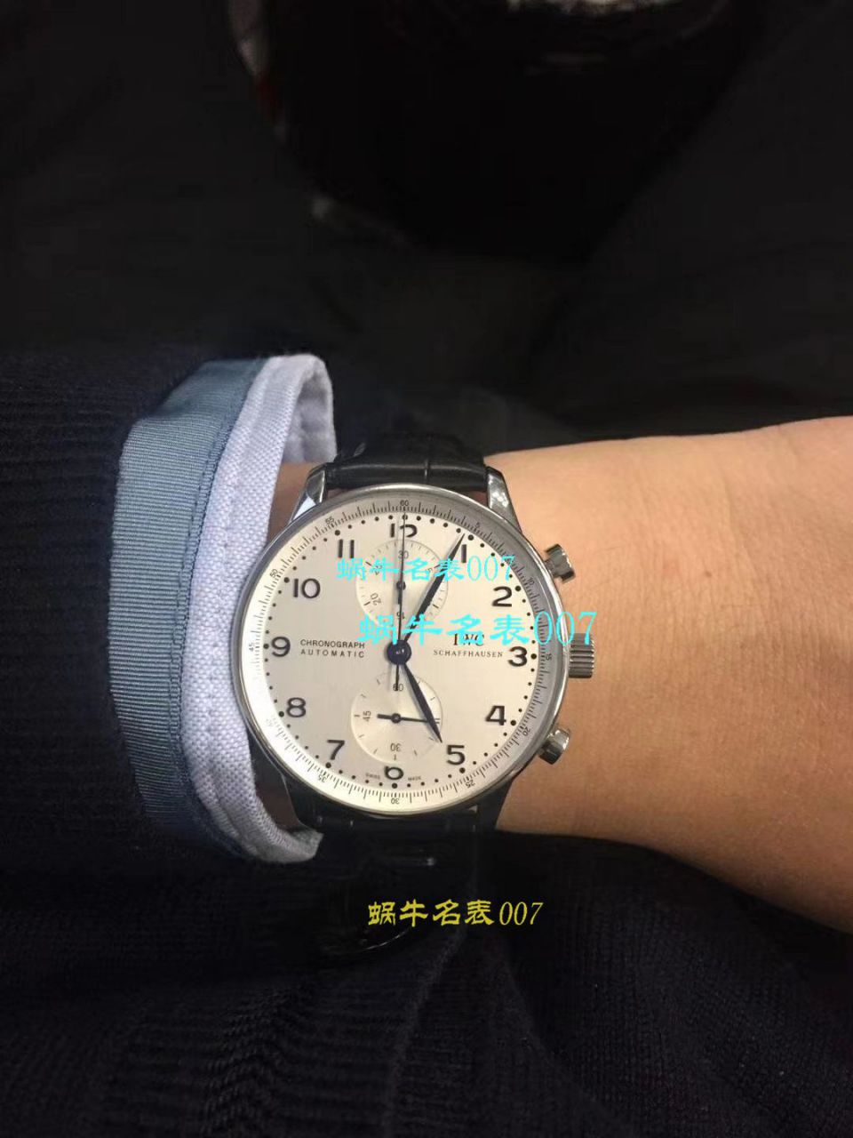 【YLV7版本 Perfect  High quality  Replica Watches 】 IWC IWC葡萄牙系列计时IW371491 wrist watches 《蓝面葡计》 / WG315