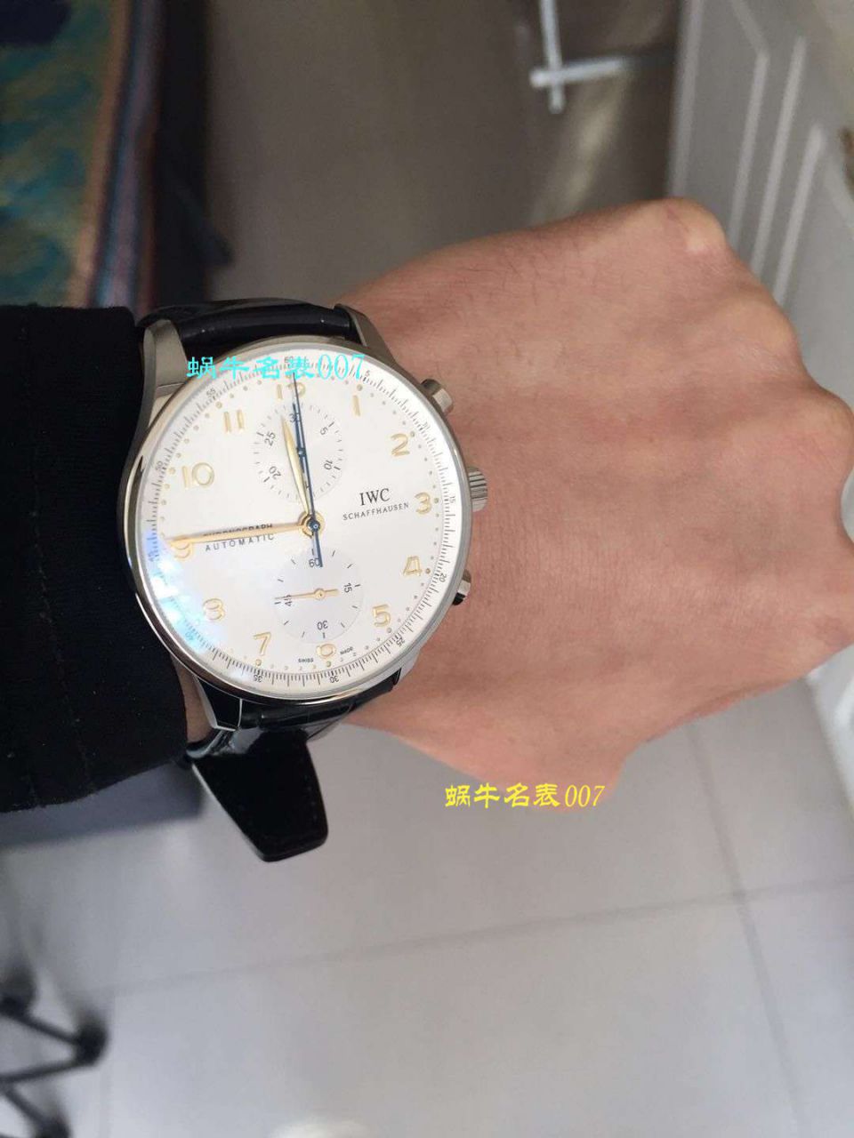 【YLV7版本 Perfect  High quality  Replica Watches 】 IWC IWC葡萄牙系列计时IW371491 wrist watches 《蓝面葡计》 / WG315